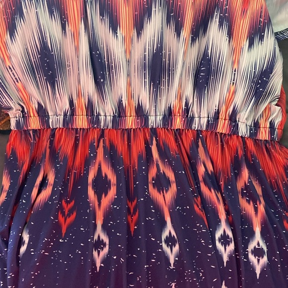 πLILY OF FIRMIANA- NWT Maxi Sun dress with cut out shoulders- Sz 4X - Picture 9 of 11